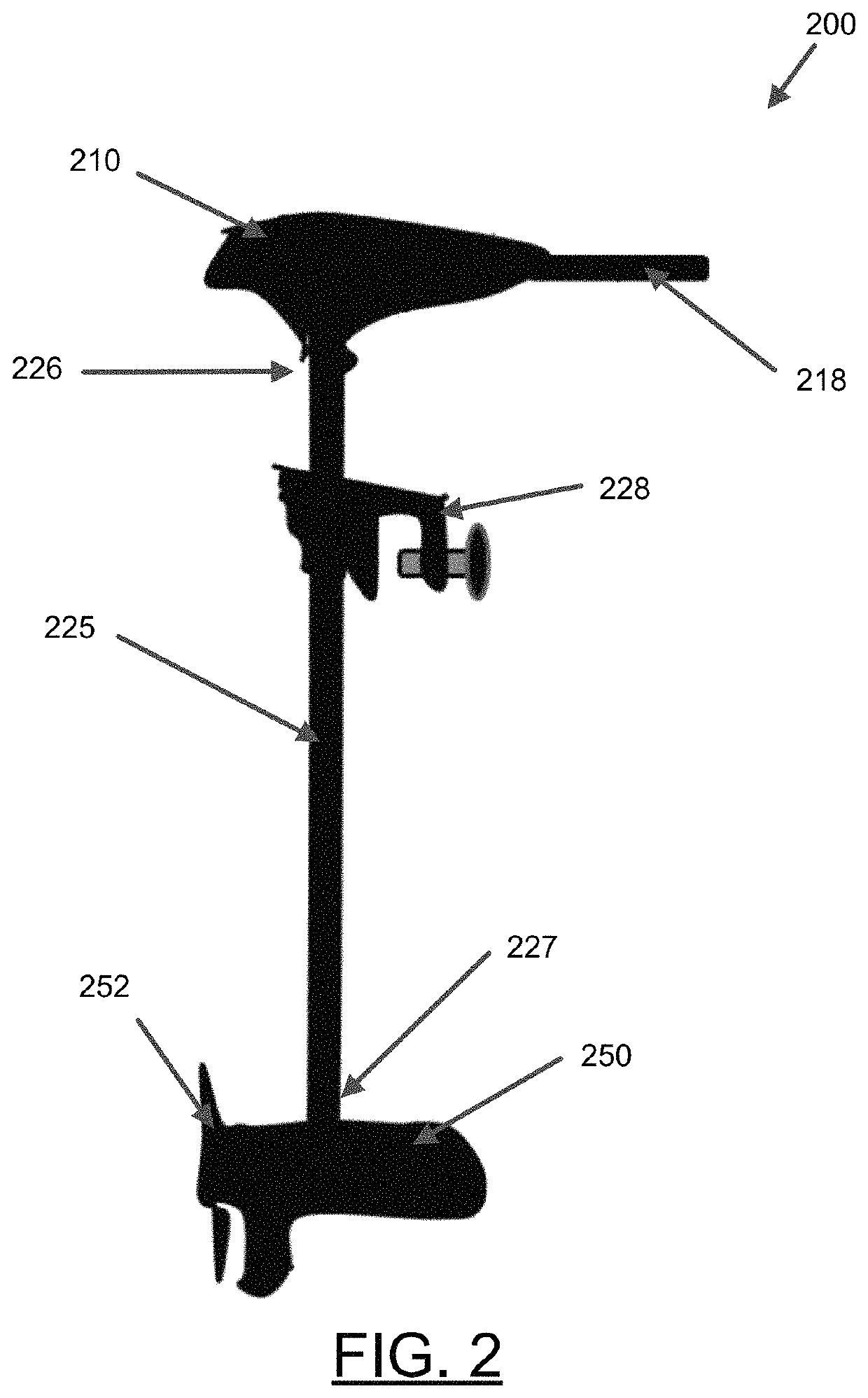 Digital direction display for a trolling motor