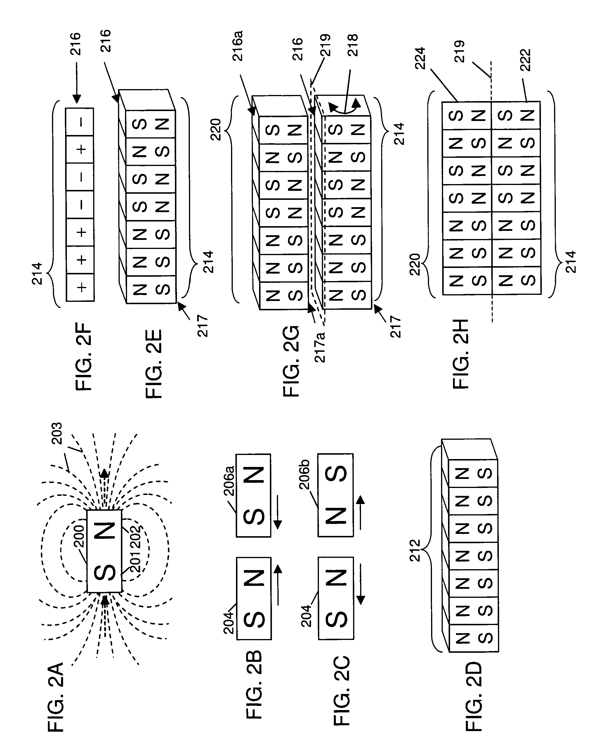 Coded magnet structures for selective association of articles