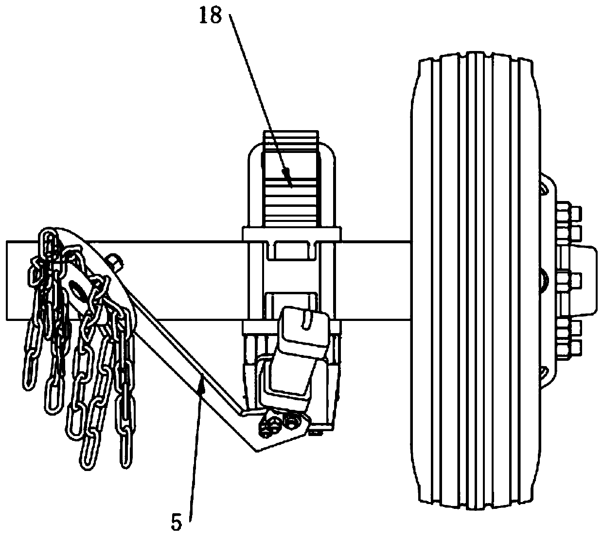 Antiskid method and device for automobile tires
