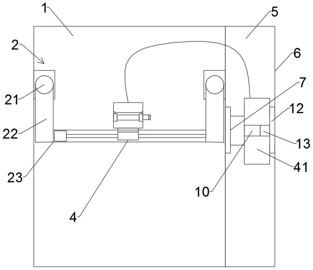 Consumable fixing device for 3D printing equipment