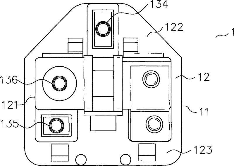 Internal frame of plug