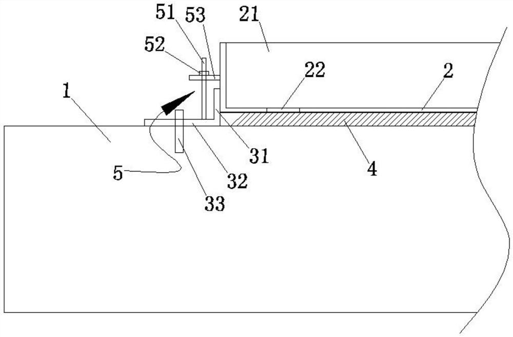 Large support grouting device and grouting method thereof