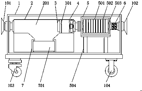 Dust collection and filtration device for grain dryer