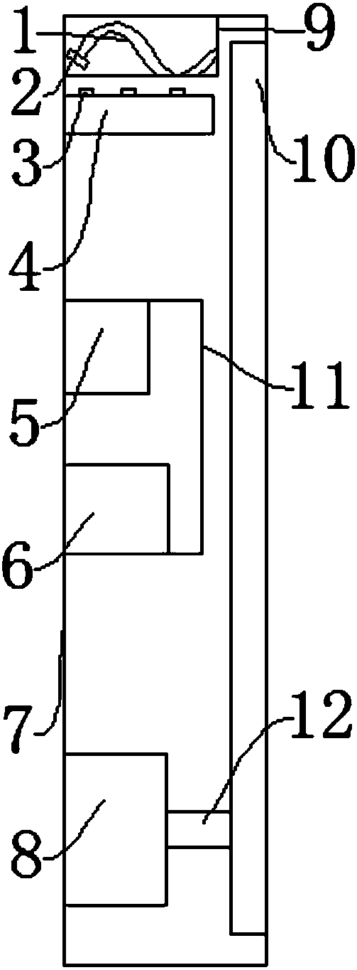 Touch control input device used for electronic information equipment