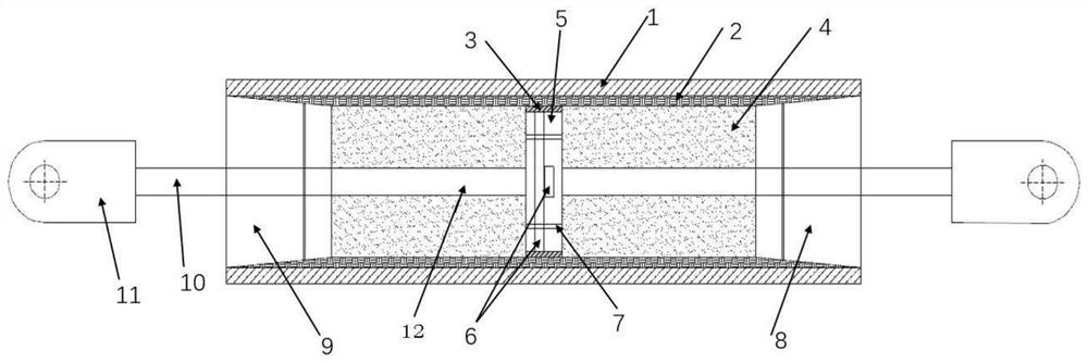 Viscous damper based on piezoelectric variable friction