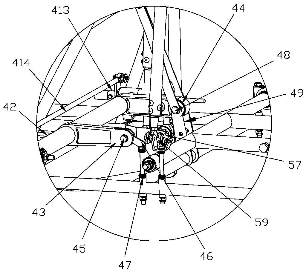 Light helicopter control mechanism and using method thereof