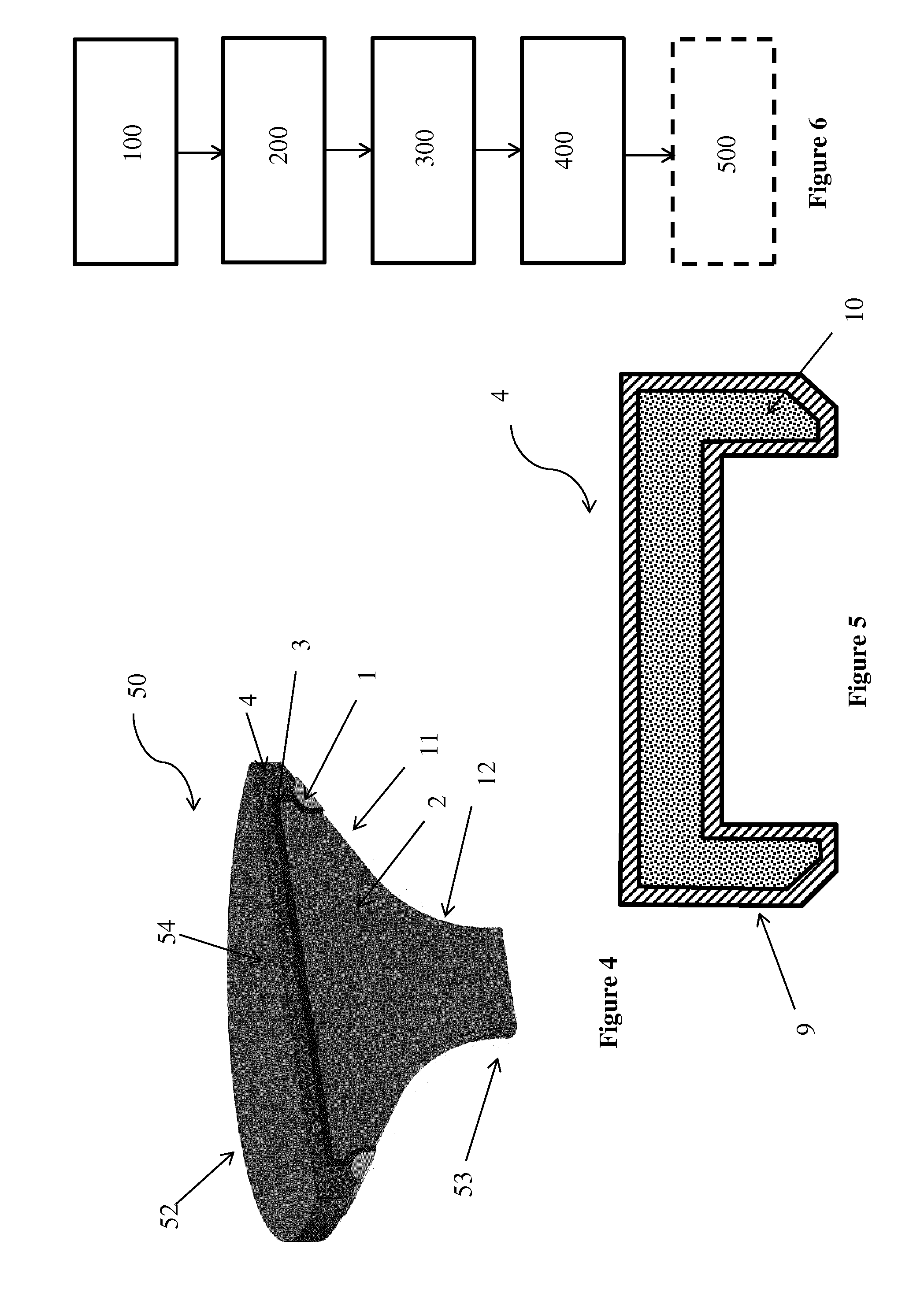 Method for manufacturing a metallic component by pre-manufactured bodies