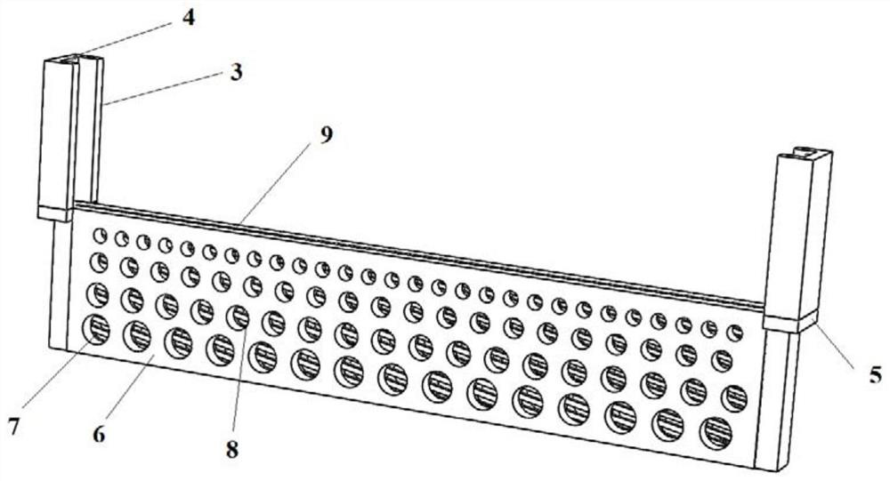 Following lifting type wave absorbing device