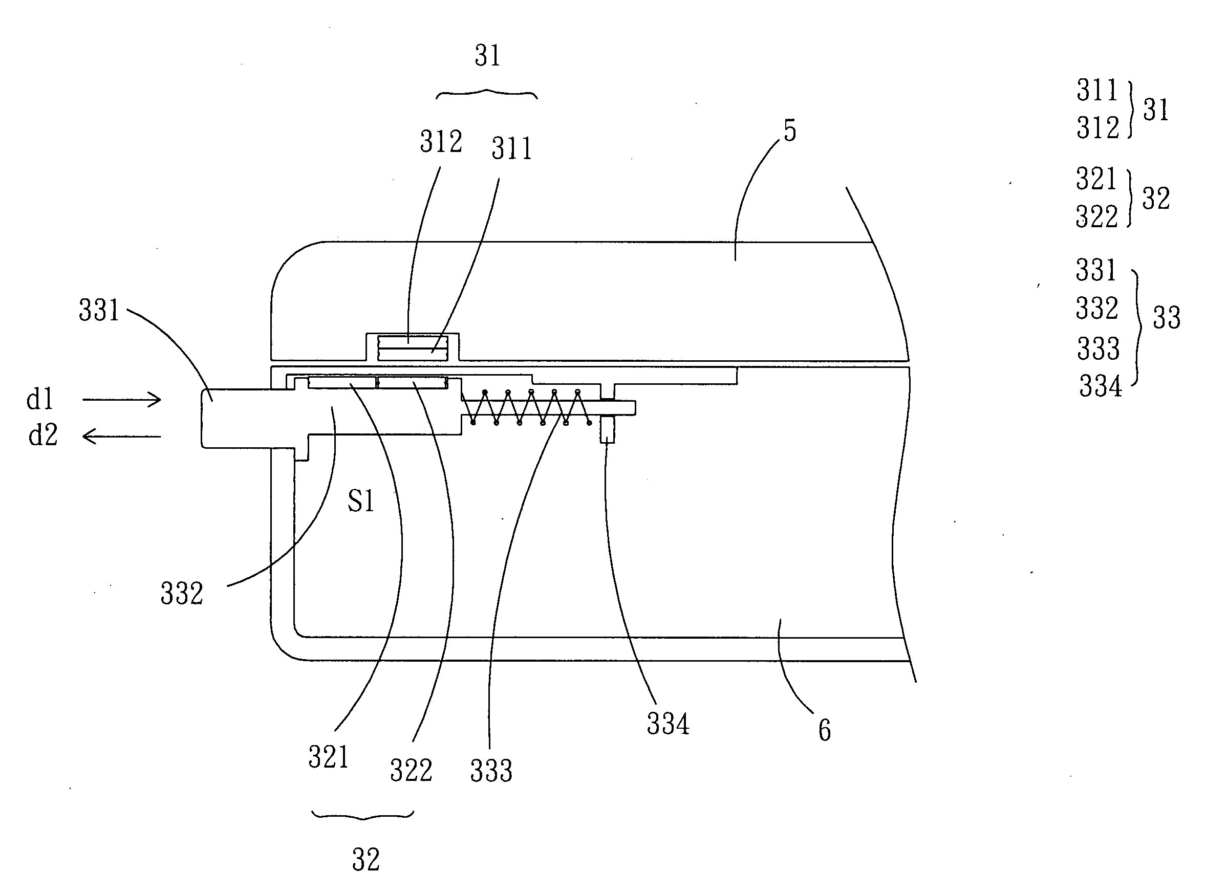 Electronic apparatus and magnetic lock device thereof