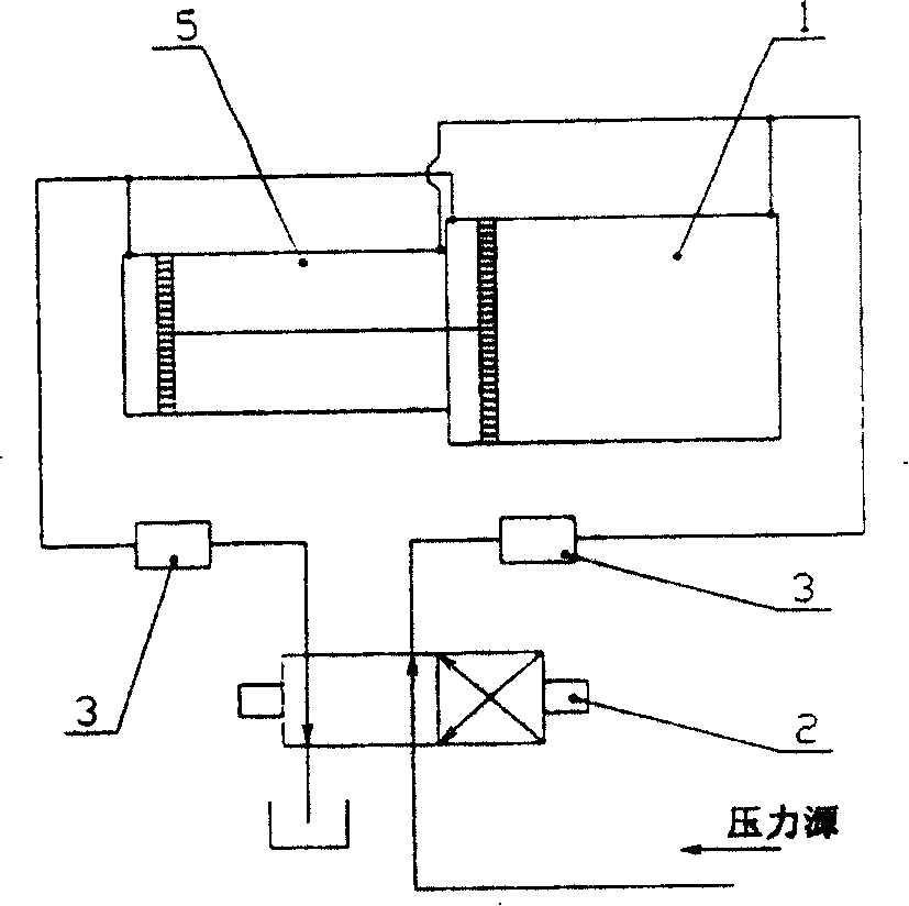 Speed controlling apparatus of work cylinder