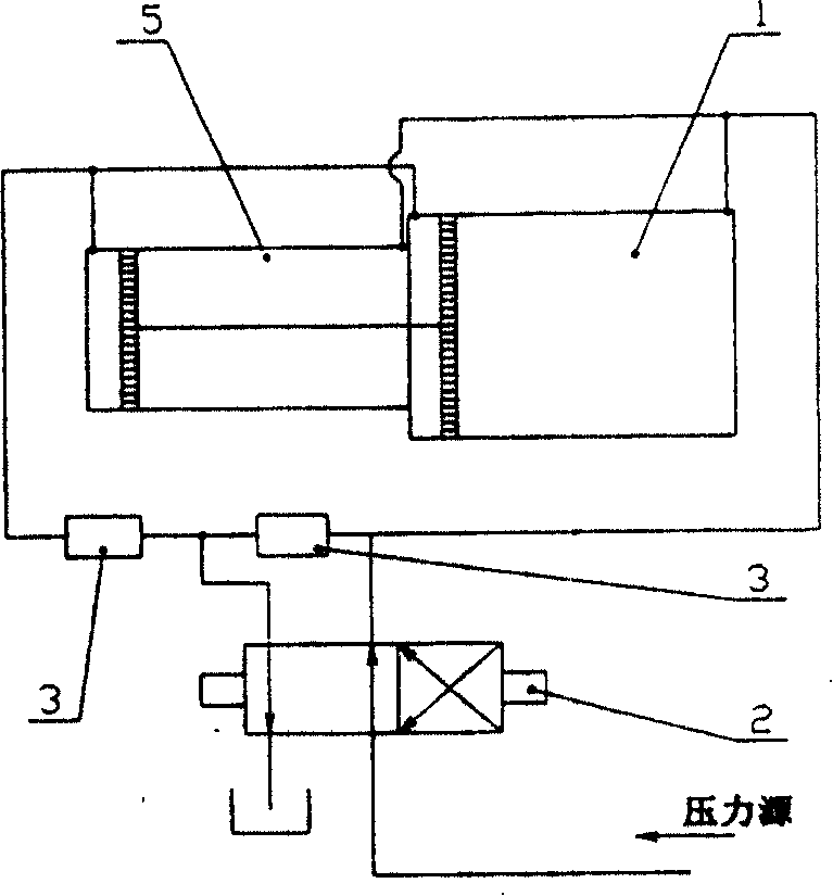 Speed controlling apparatus of work cylinder