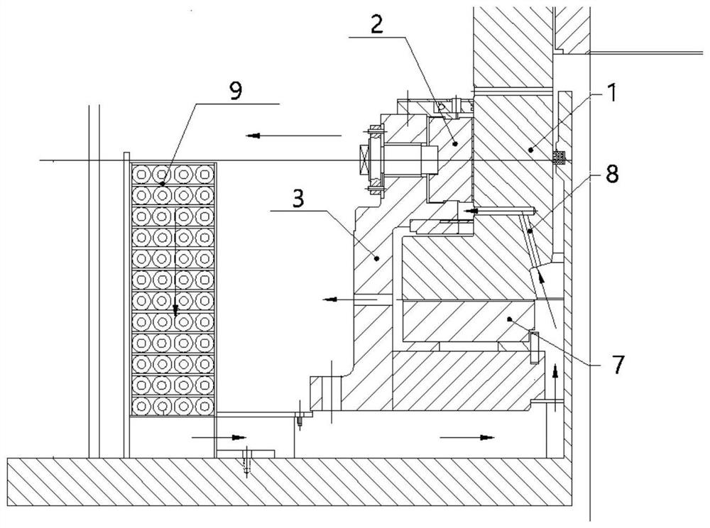 Oil circuit structure of sliding bearing