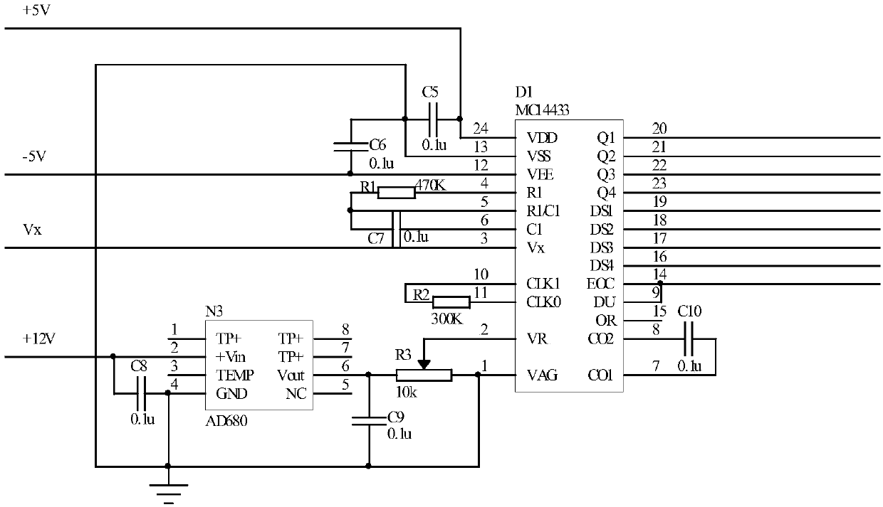 Detection circuit used for detecting voltage outputted by multi-path power supply module