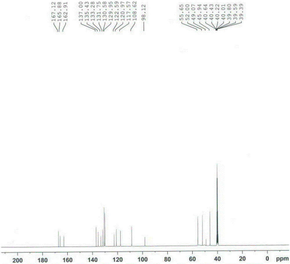 Potential impurity compound of Nintedanib, as well as preparation method, application and detection method of potential impurity compound