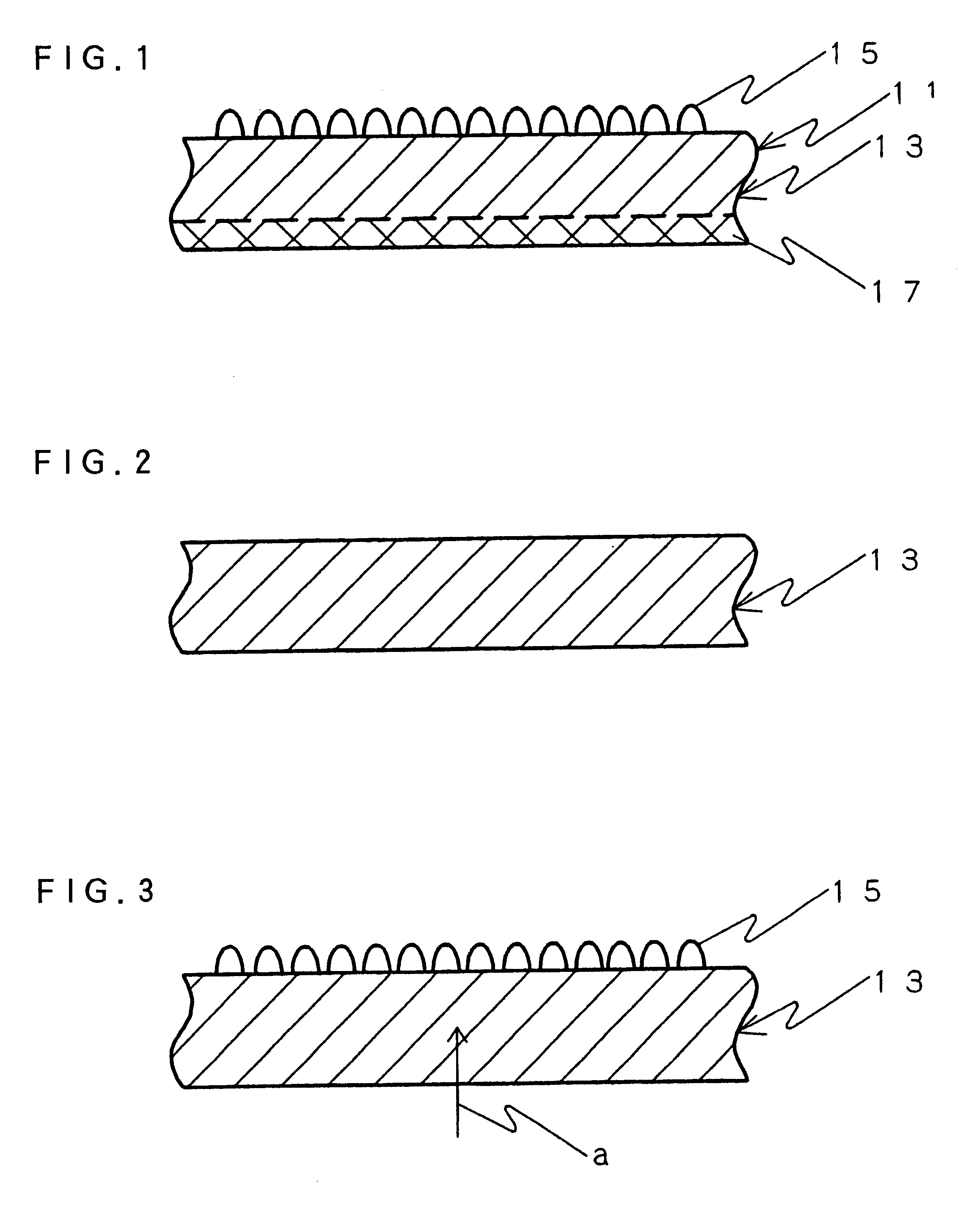 Female component for touch and close fastener and method of manufacturing the same