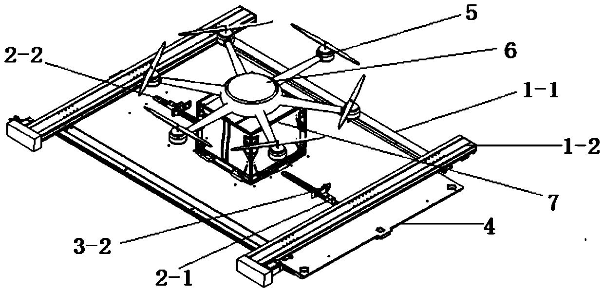 Arresting gear for small-volume logistics unmanned aerial vehicle and control method of arresting gear