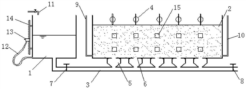 A covered karst collapse simulation test device and its operating method