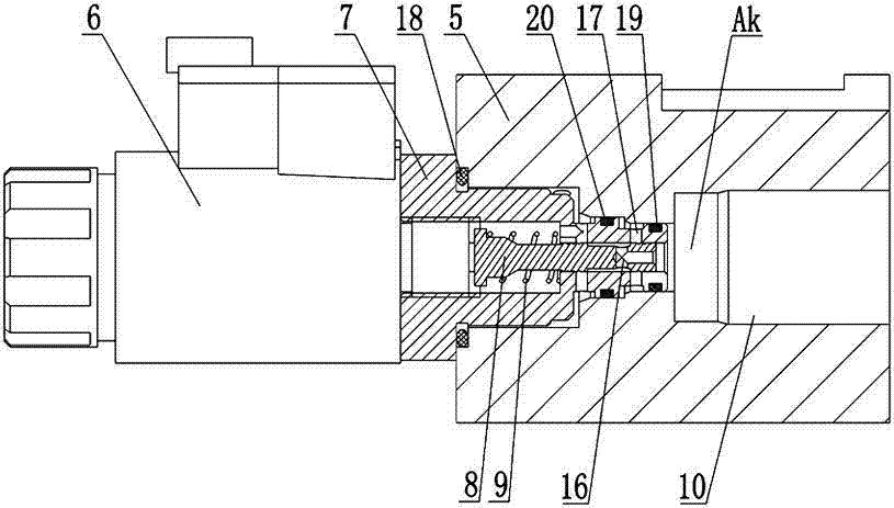 Electric proportional multi-way valve