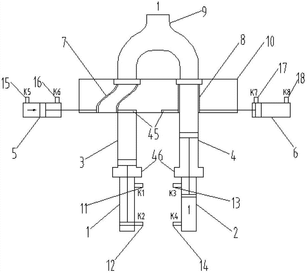 A device capable of realizing continuous constant flow pumping of concrete and its control method