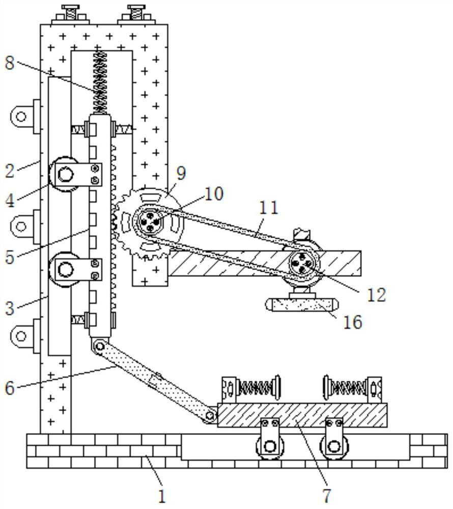 Energy-saving polishing device beneficial to improving polishing efficiency of chemical equipment parts