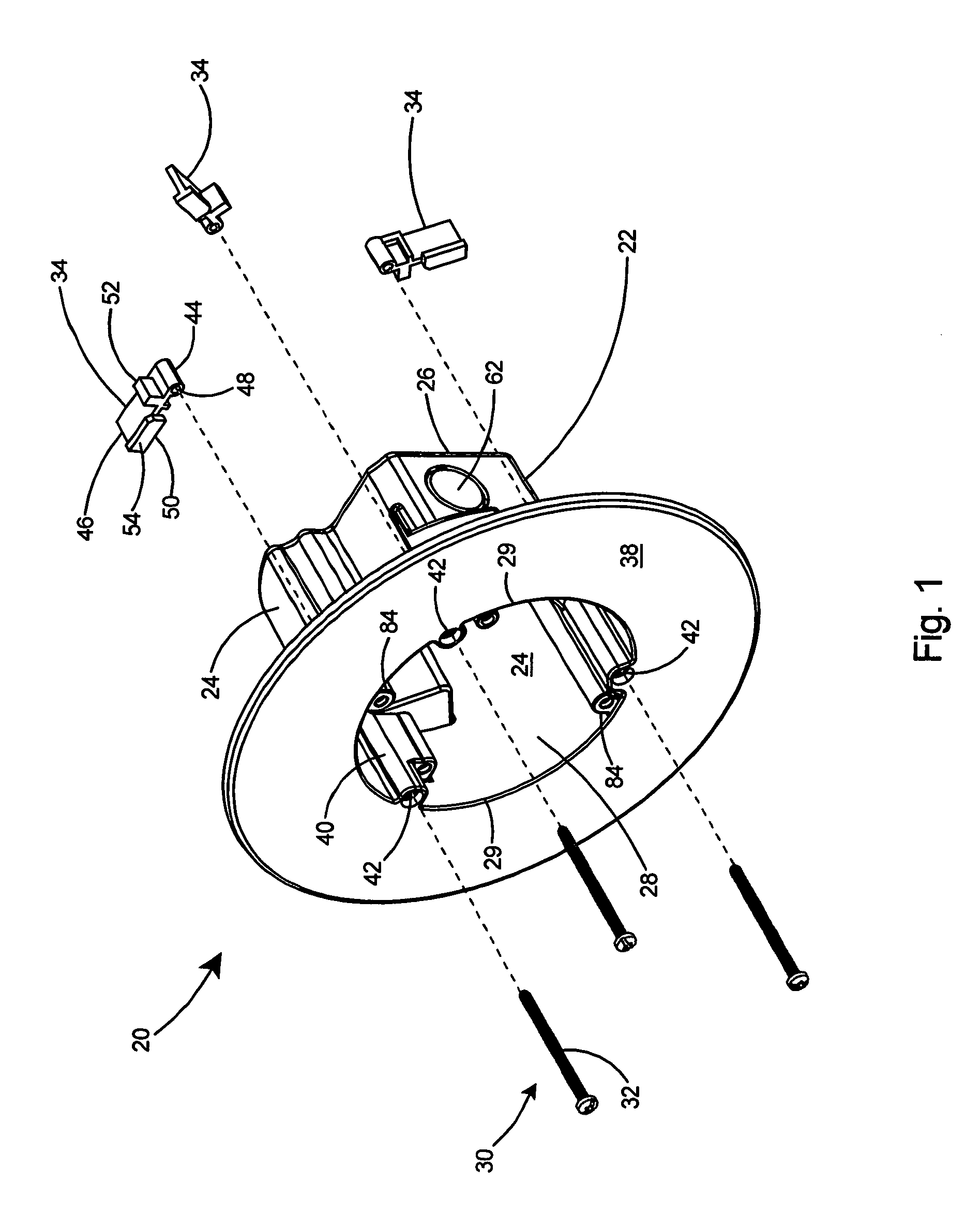 Electrical box assembly for mounting and supporting a security camera or fixture