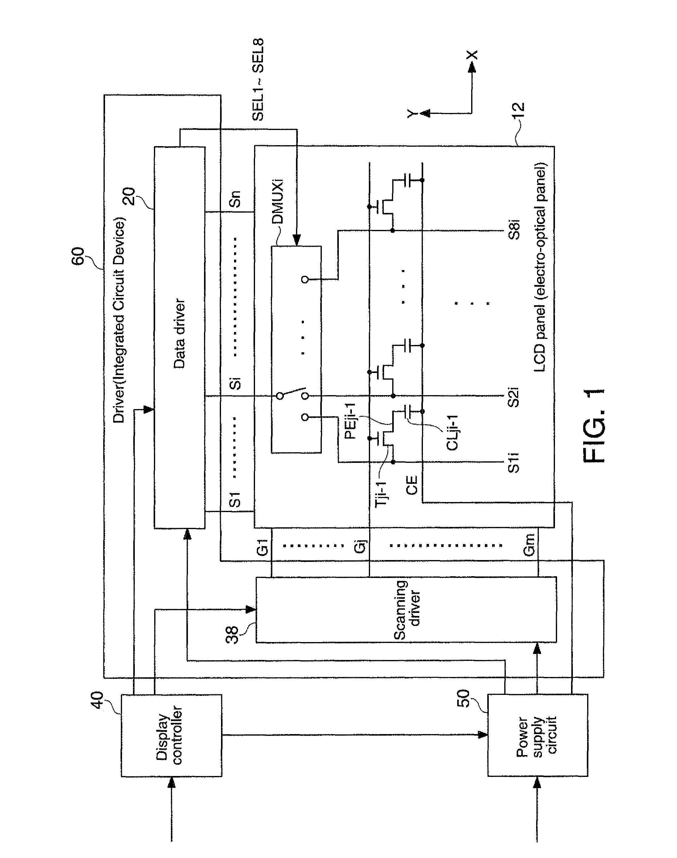 Integrated circuit device, electro optical device and electronic apparatus