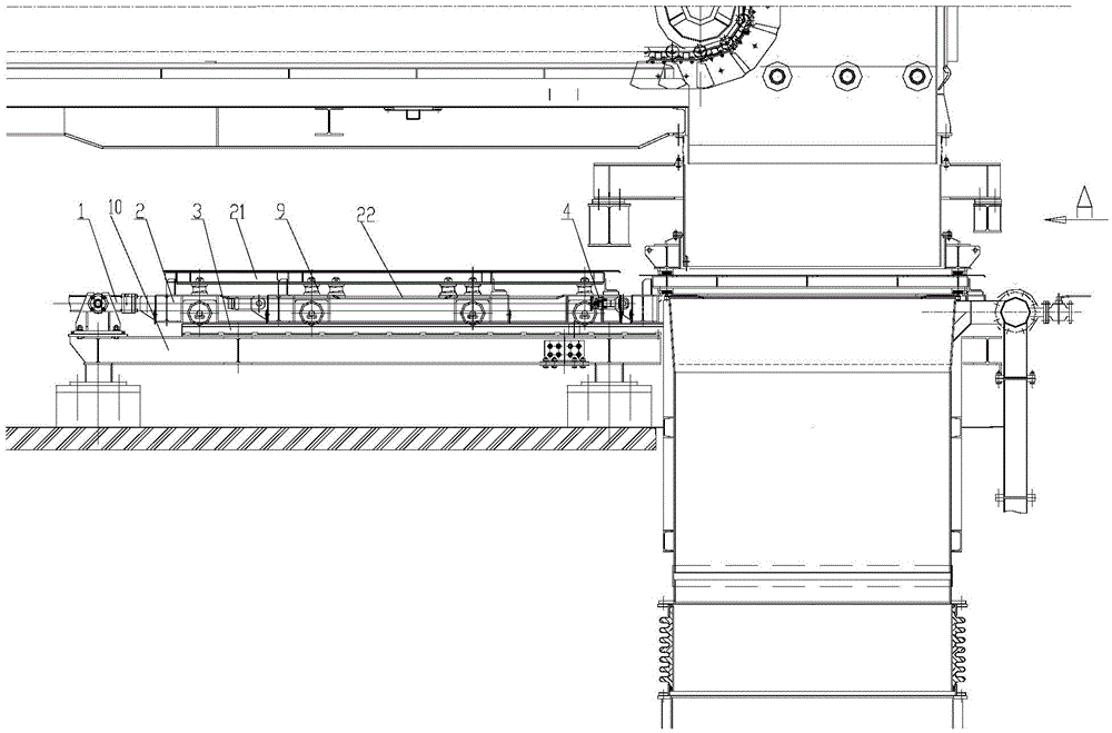 Vertical waste gasification smelting furnace