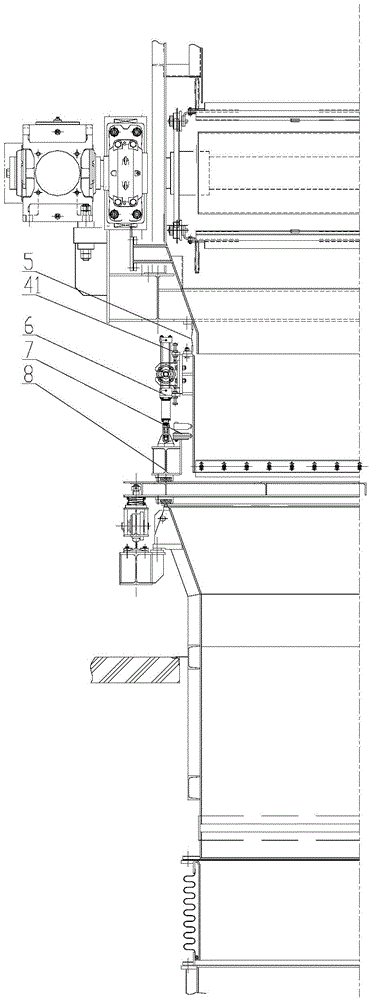 Vertical waste gasification smelting furnace