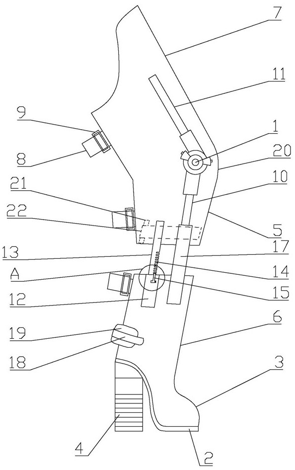 Non-operative pleasant exercise treatment device for acute closed achilles tendon rupture injury