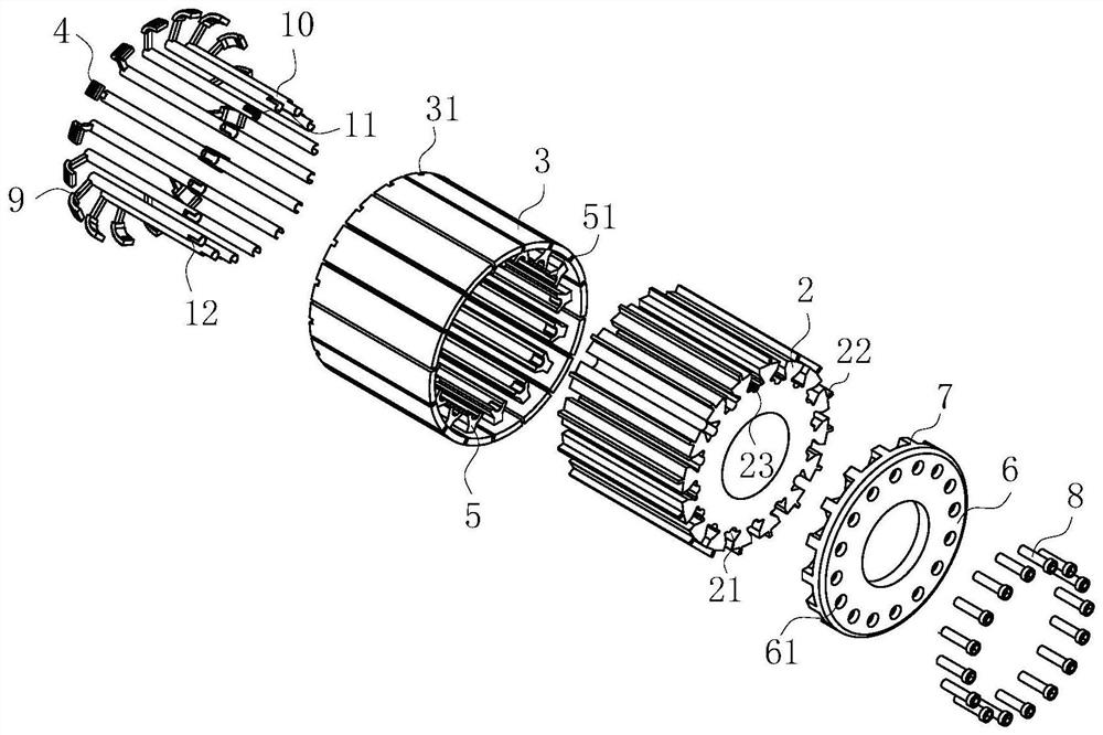 Motor and motor assembly