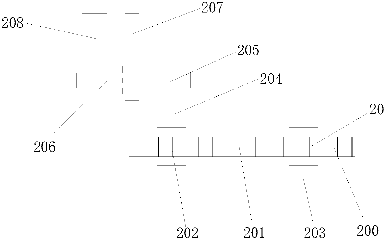 A device for placing and fixing instruments