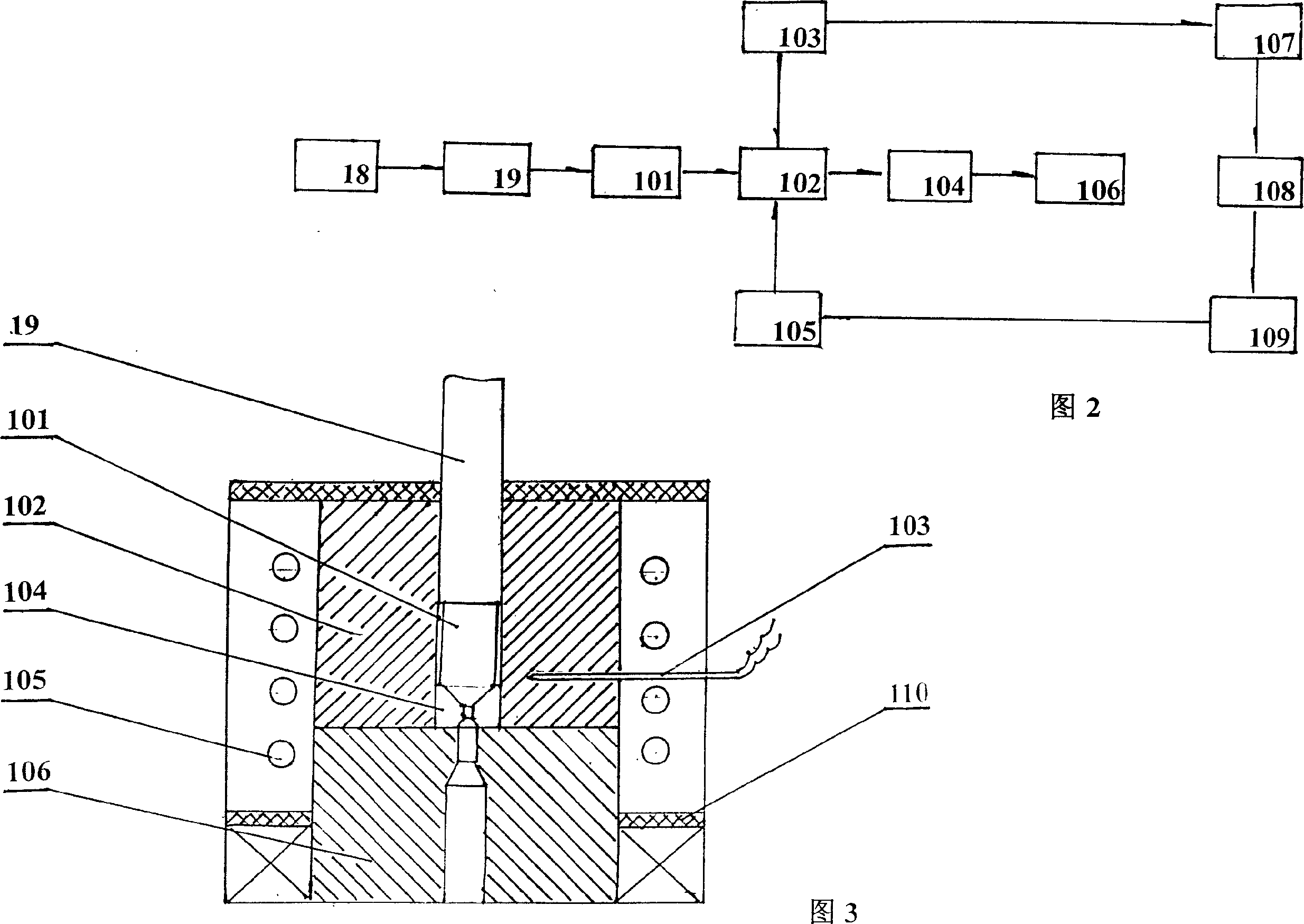 Method and equipment for producing minor diameter magnesium alloy welding wire by arranging temperature control system in extrusion chamber