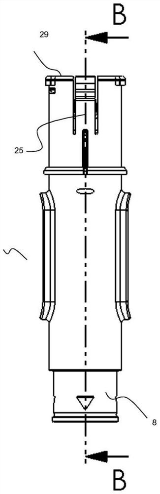 A medicament delivery device with an easily connected disposable and reusable unit