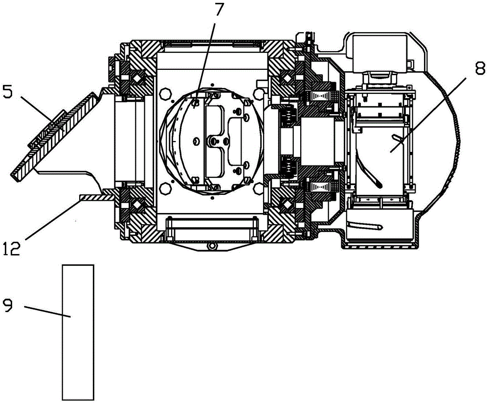 Reflector adjusting method of laser rotary table
