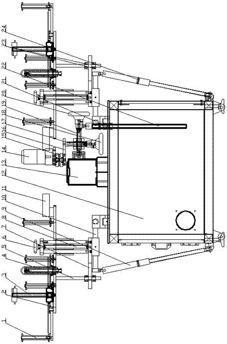 A bottled beverage labeling device