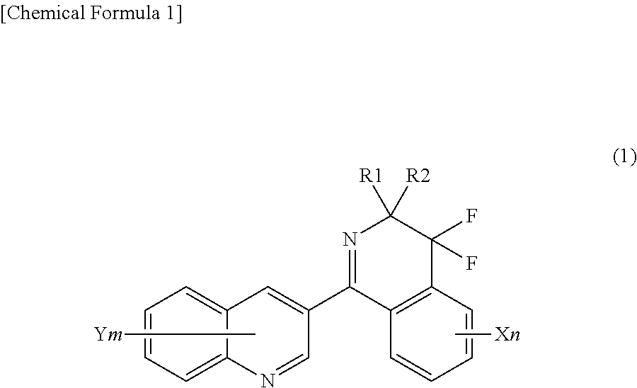 Method for producing 4, 4-difluoro-3,4-dihydroisoquinoline derivatives