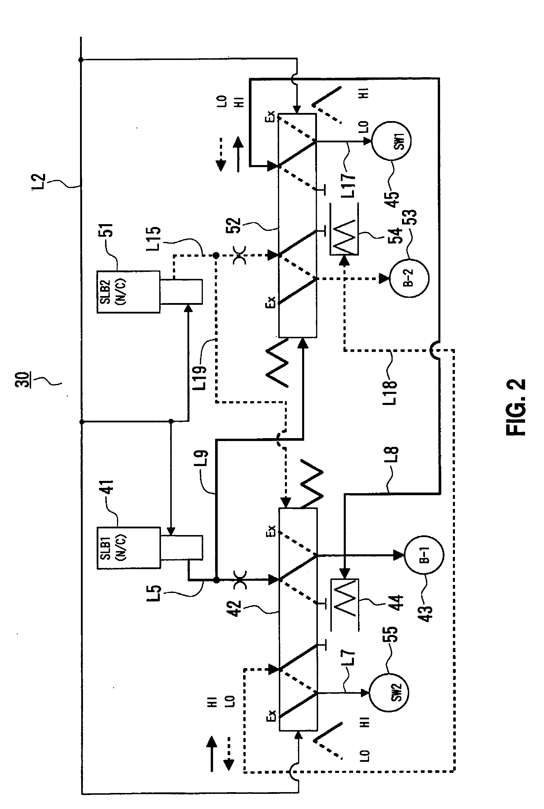 Failsafe hydraulic circuit