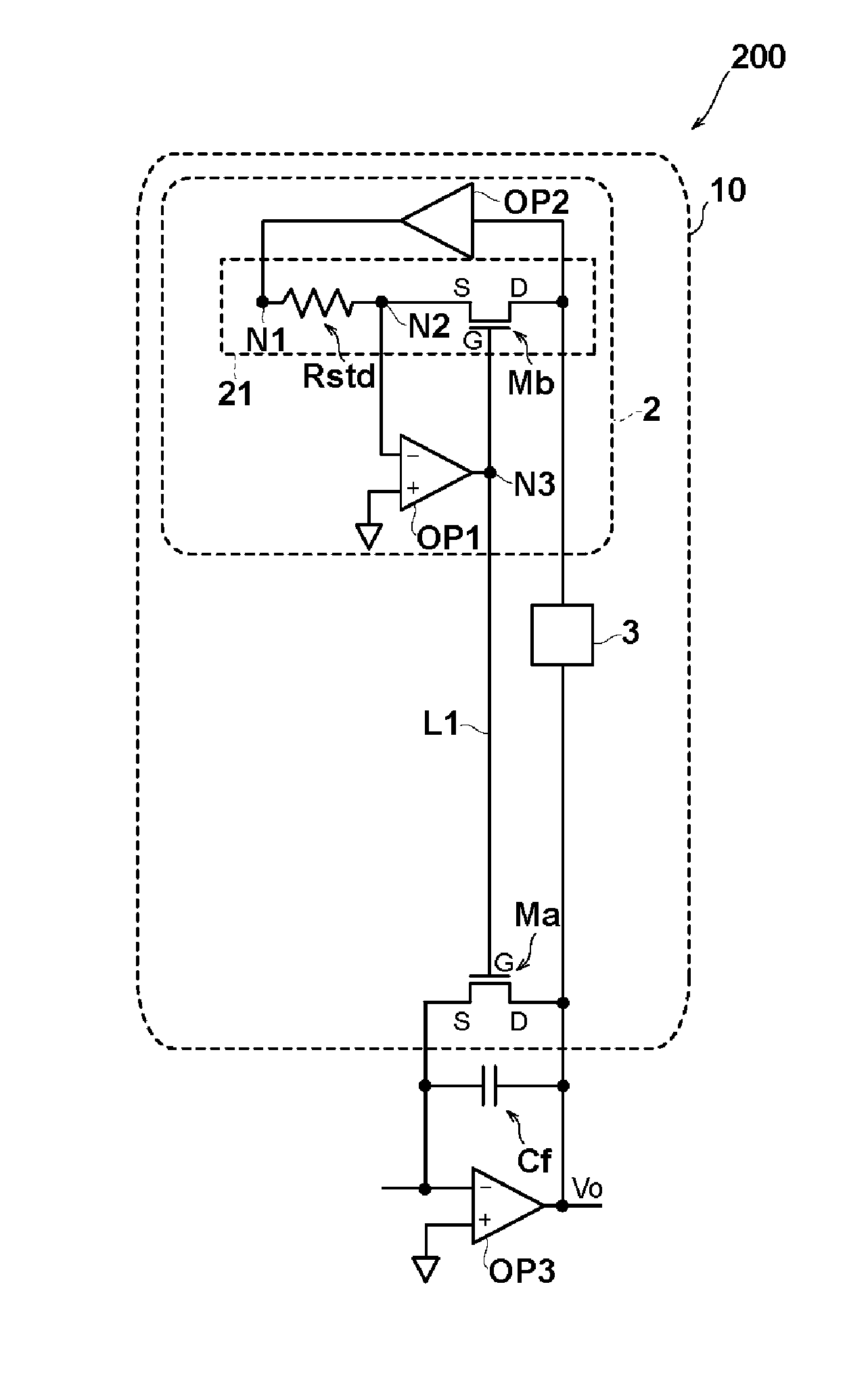 Psuedo resistor circuit and charge amplifier