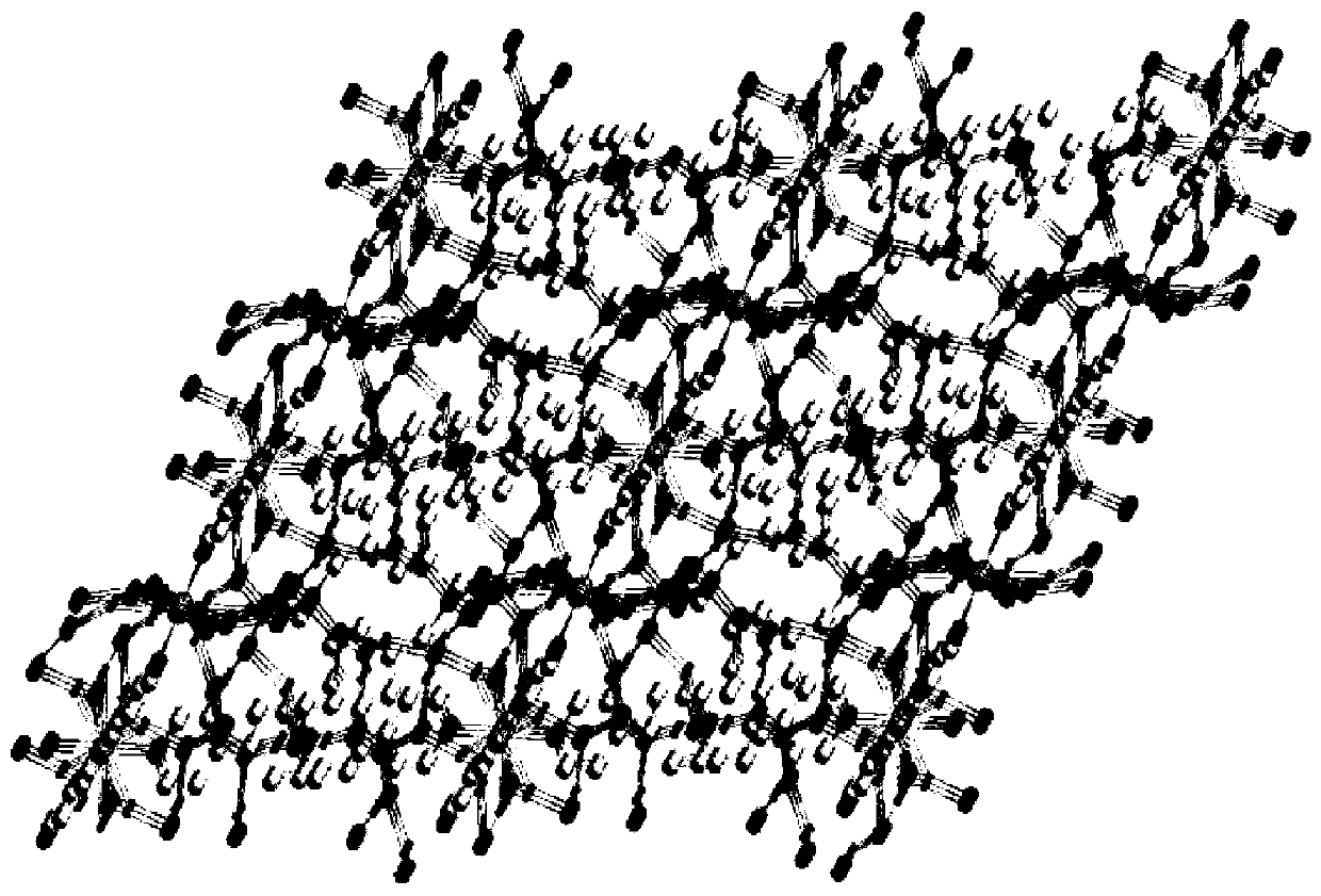 Cobalt phosphonate, preparation method thereof and application of cobalt phosphonate as proton conducting material in wide temperature range