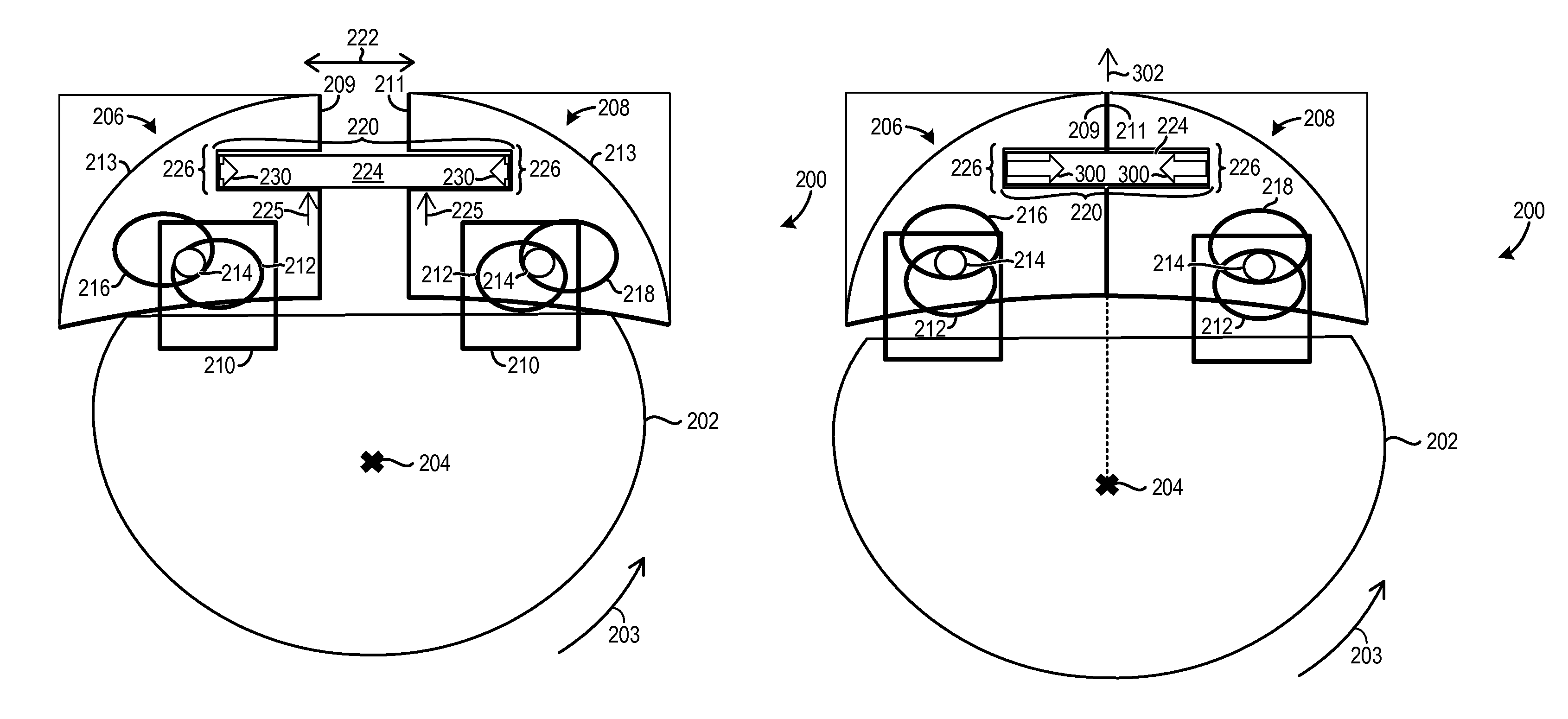 Pendulum absorber with sliding joint