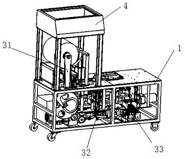 An automatic packing fresh noodle making and selling machine