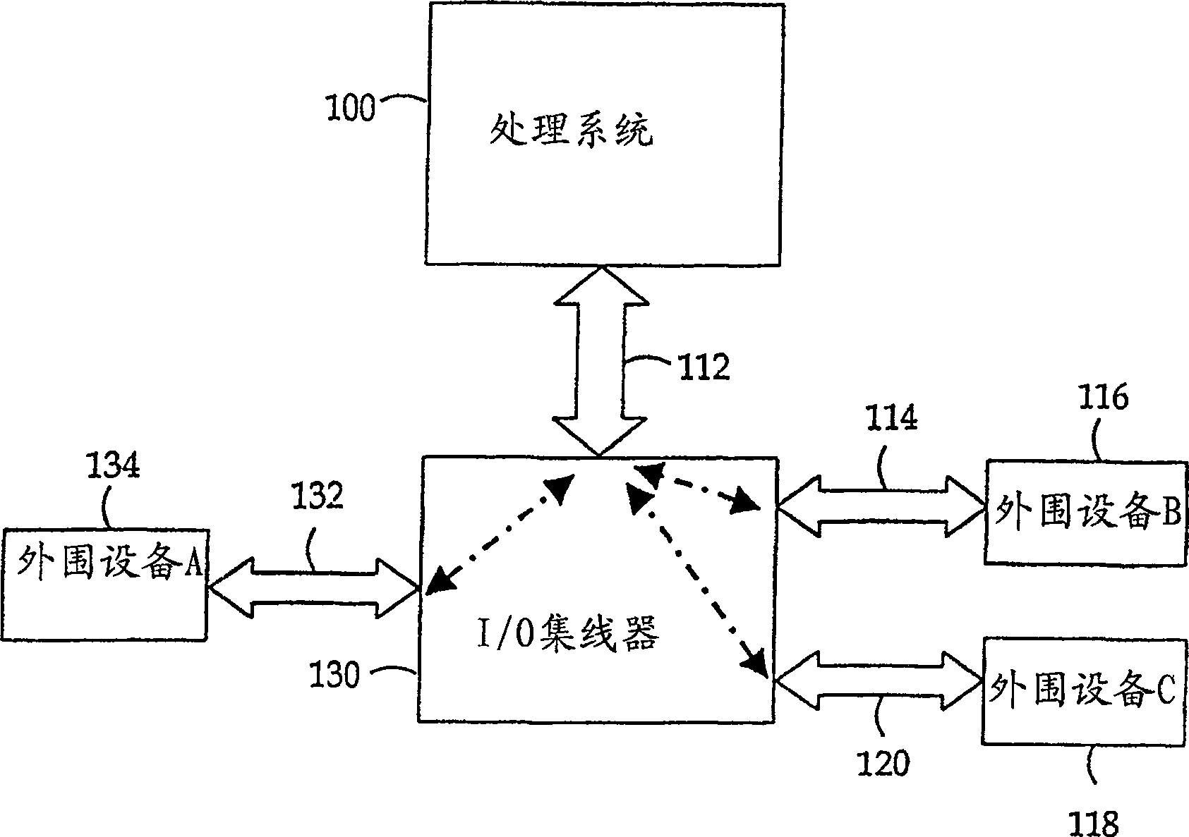 Computer peripheral device that remains operable when central processor operations are suspended