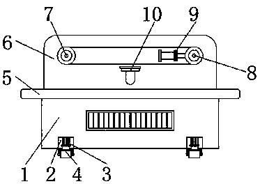 Display rack convenient to move and adjust for carpet sales