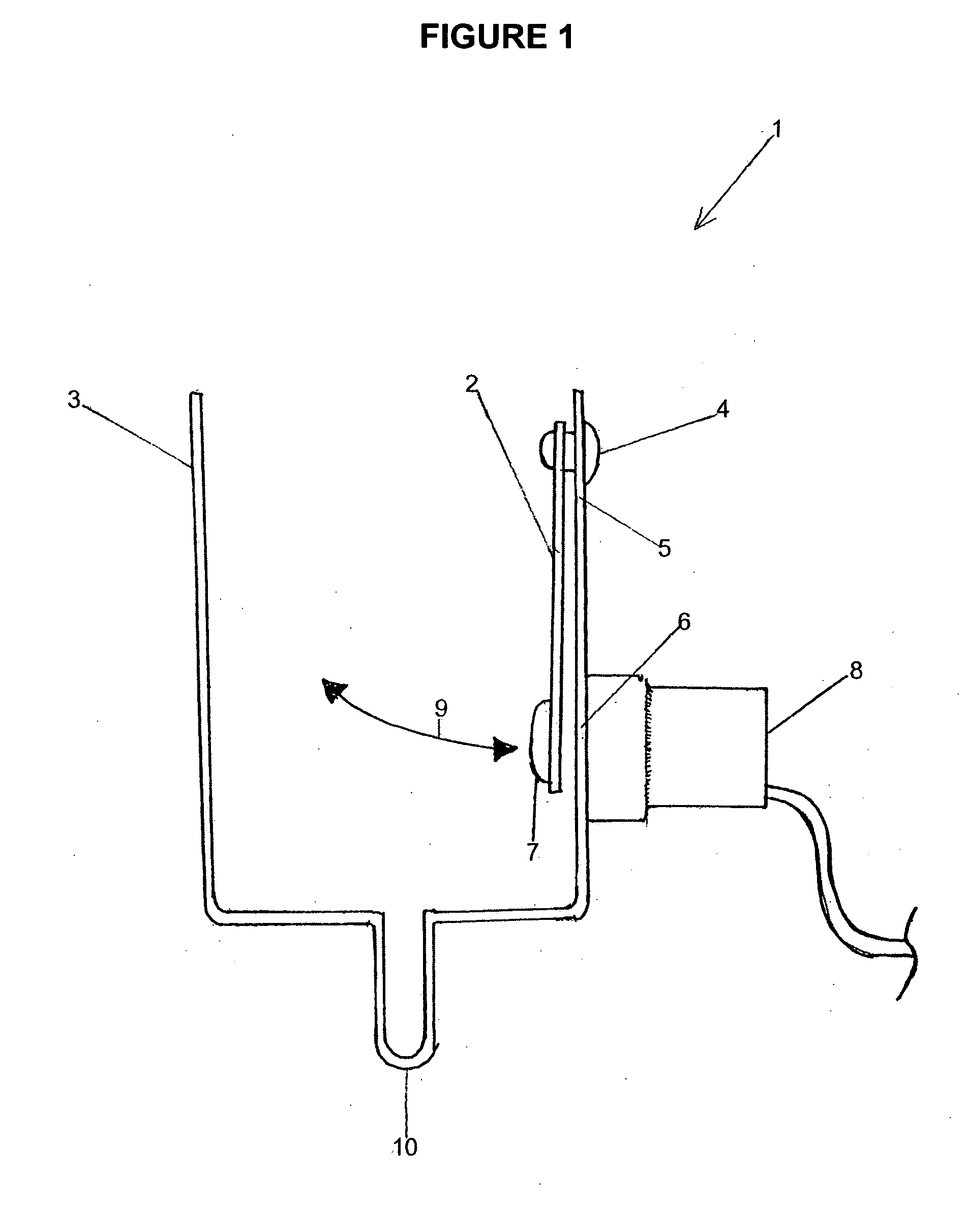 Instrument for use with fluid