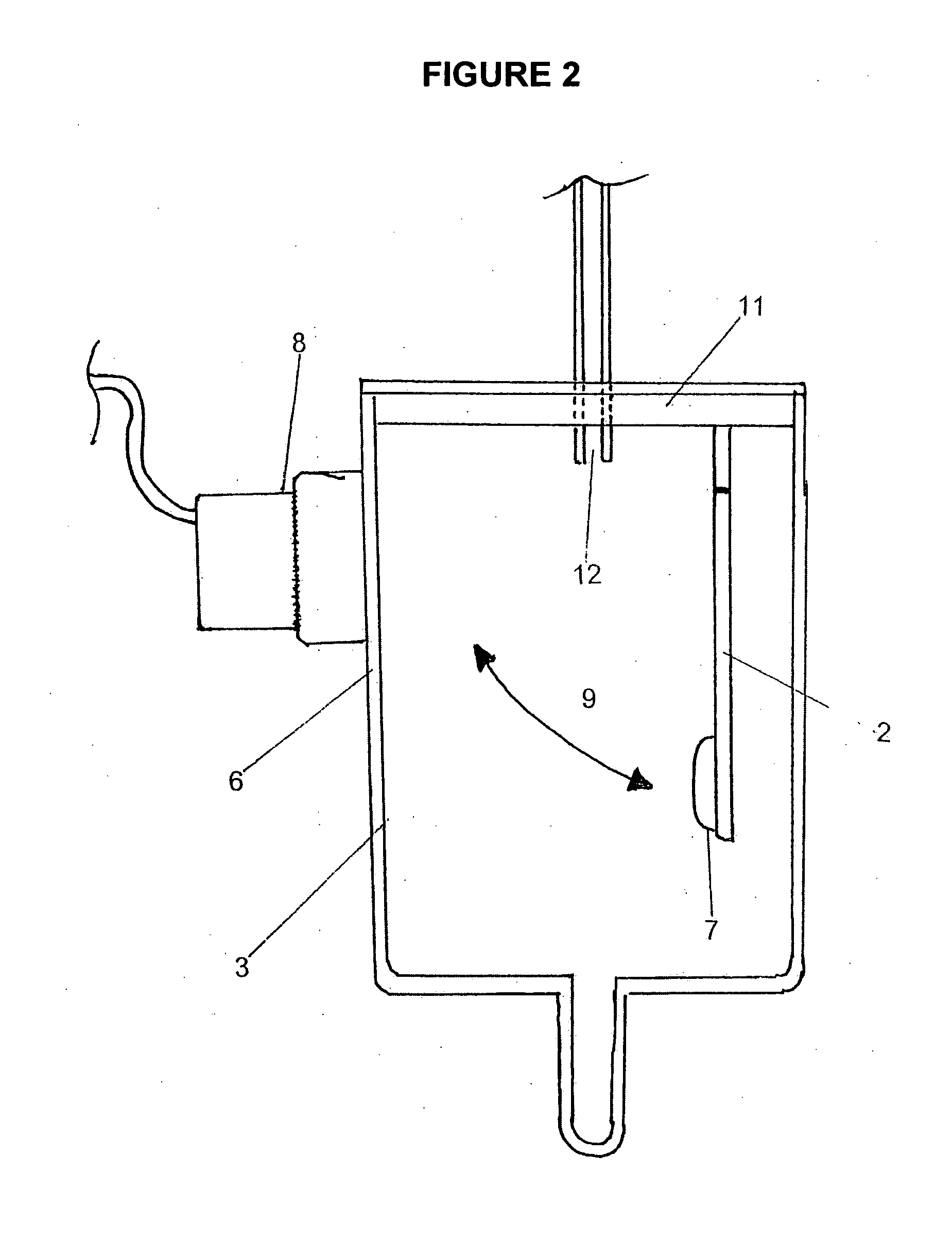 Instrument for use with fluid