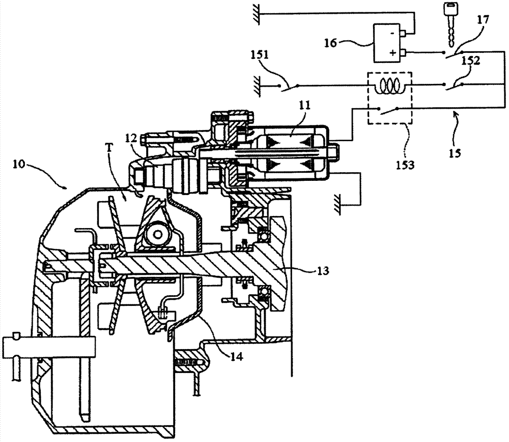 Boost control device of motorcycle starting motor