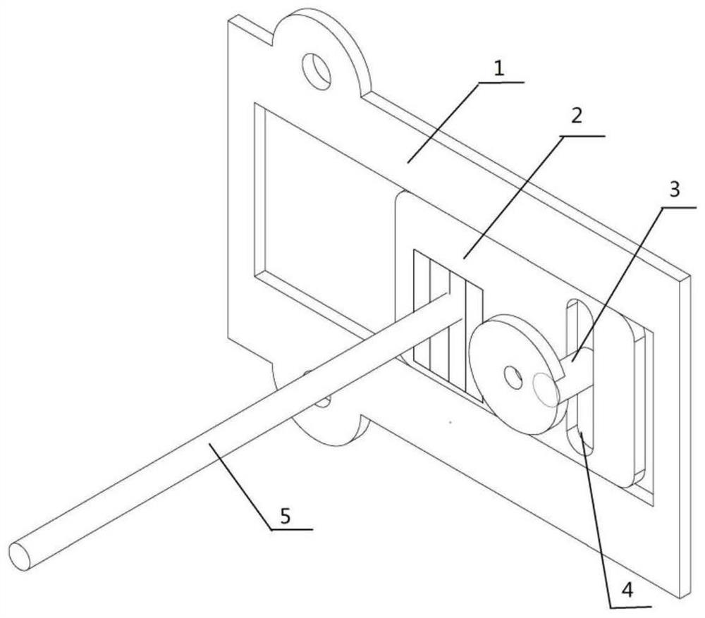 A laser animation display method