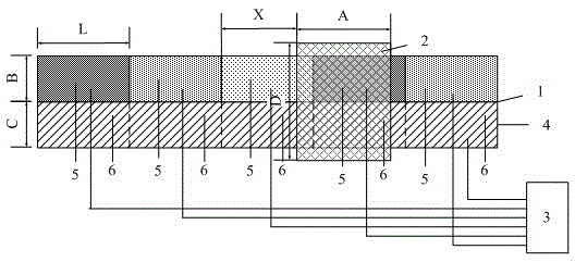 A Segmented Mutual Capacitance Displacement Sensor for Roof Delamination Monitoring