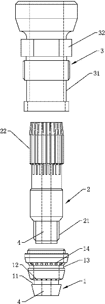 Cutting torch for flame cleaning gun