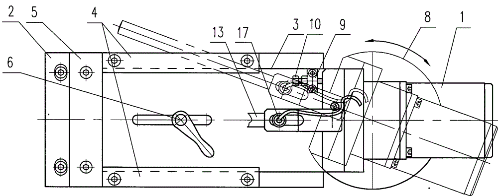 Automatic H-shaped piston pushing ring arranging device